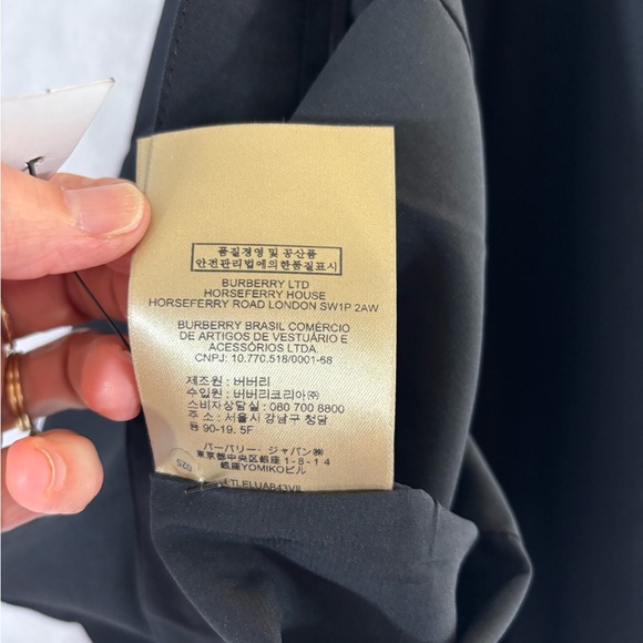 Burberry London, Black Wool Pencil Skirt, Sz. 2, NWT - Picture 8 of 9